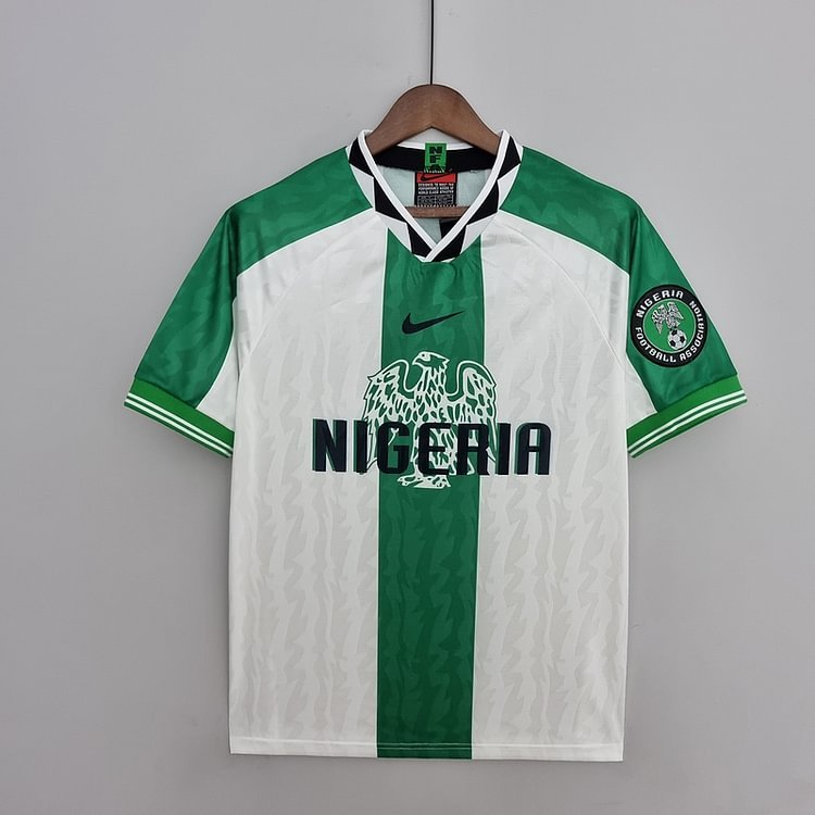 Retro 1996-98 Nigeria away Football jersey retro