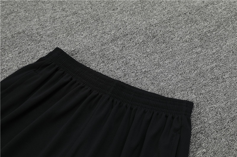 24-25 short-sleeved training suit psg paris saint germain black