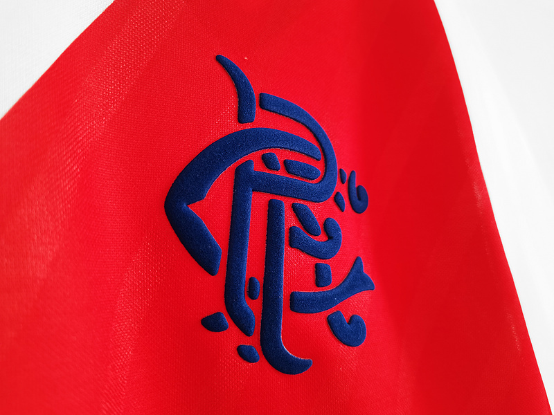 Retro 1982-83 Rangers away football jersey Retro