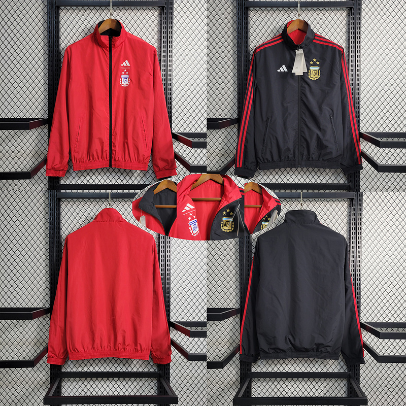 2023  Double-sided Windbreaker Argentina 3-star