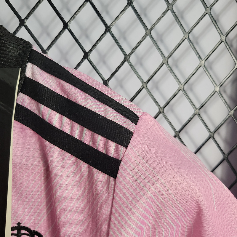 2022-23 Kids Real Madrid Pink Y3 Benzema vini jr. KROOS MODRIC Football jersey