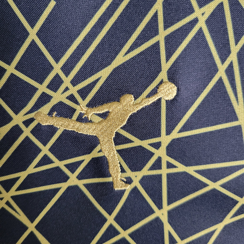 22-23 PSG Training Suit Black and Gold Line