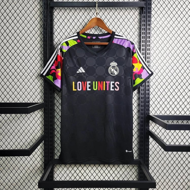 2024-25 Real Madrid Black Training Soccer Jersey
