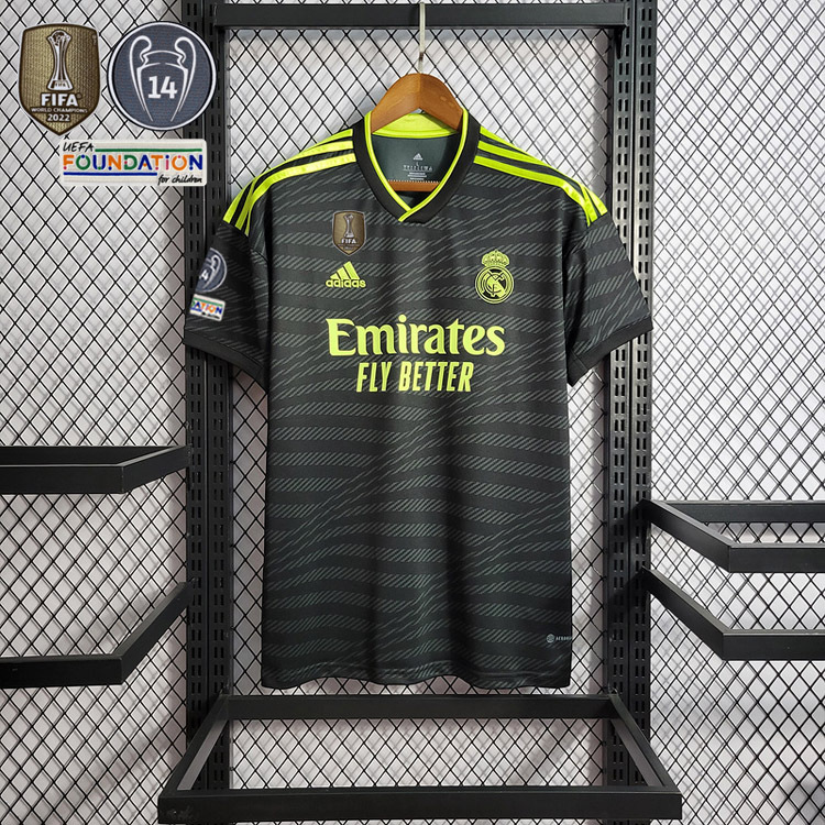 2022-23 Real Madrid 2 away  Benzema vini jr. KROOS MODRIC Football jersey