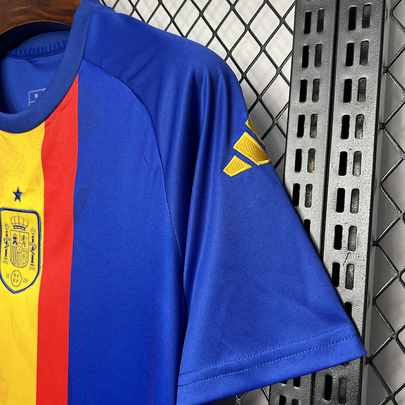 Spain 2024-25 Euro Pre-match training uniform Jersey