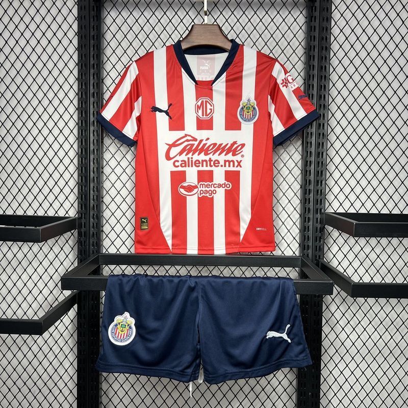 2024-25 Chivas Home KIDS Football jersey