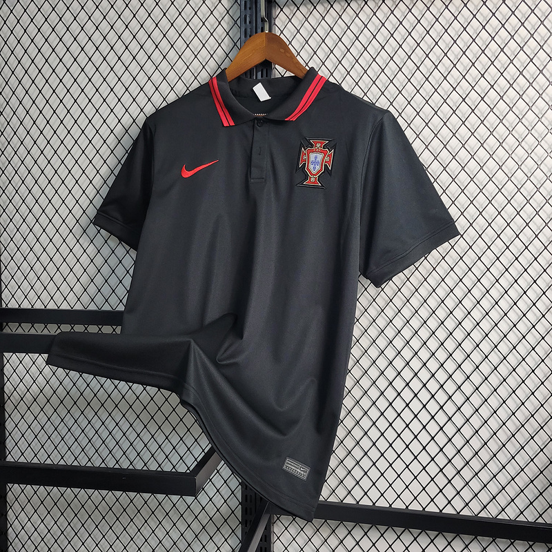 23-24 PORTUGAL BLACK POLO