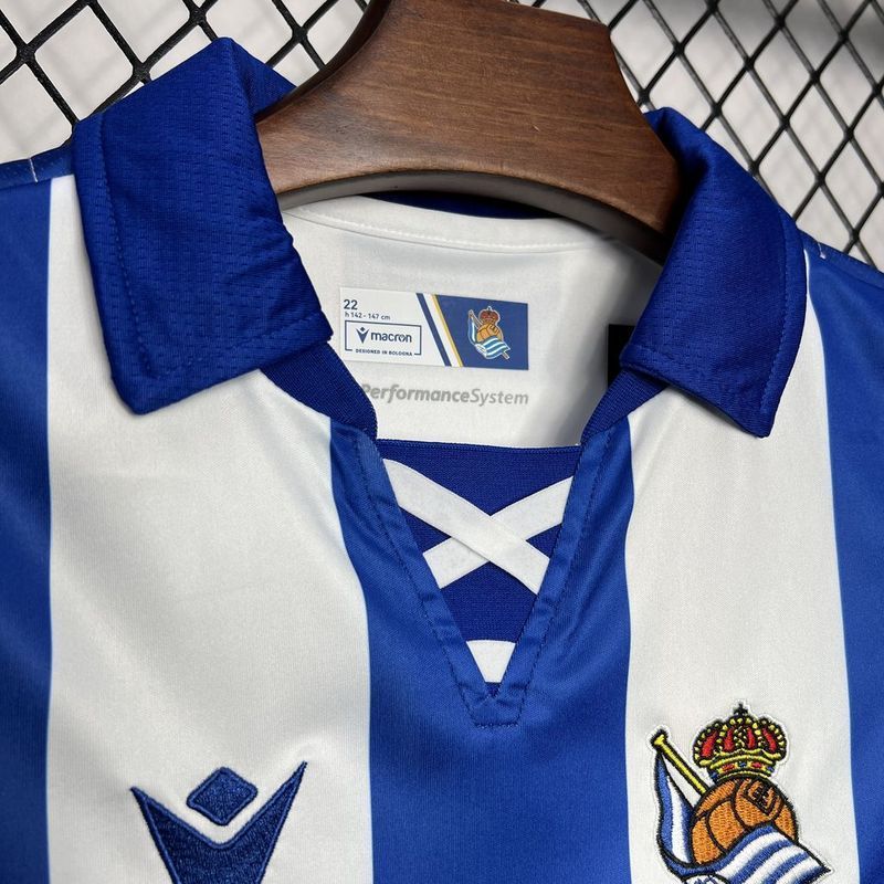 2024-25 Real Sociedad  KIDS Football jersey