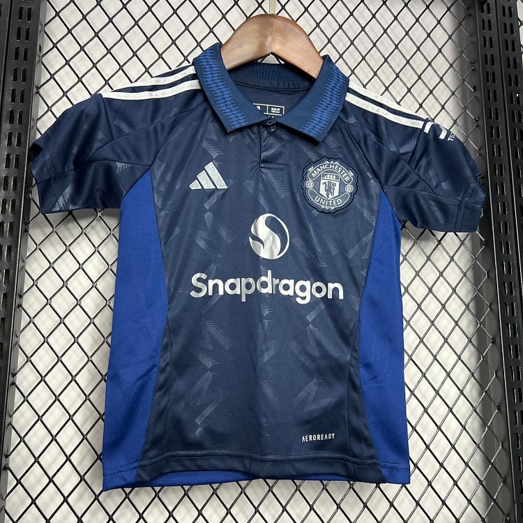 2024-25 Manchester United Away Kids Kit