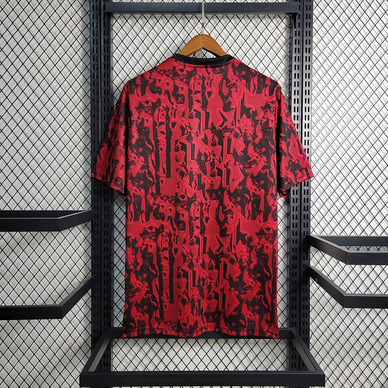 2023-24 Manchester United Red Black Training Suit