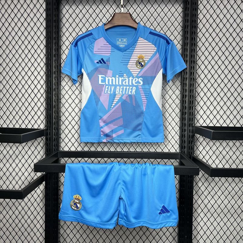 2024-25 Real Madrid Away Kids Soccer Jersey