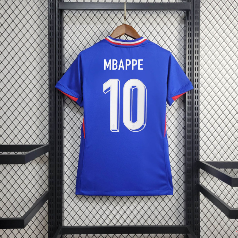2024-25 Women's France Home CAMAVINGA  GRIEZMANN GIROUD MBAPPE DEMBELE T. HERNANDEZ Football jersey