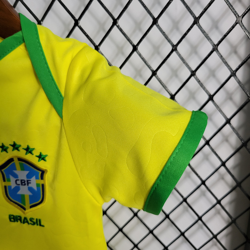 2022-23 Baby Brazil home Football jersey