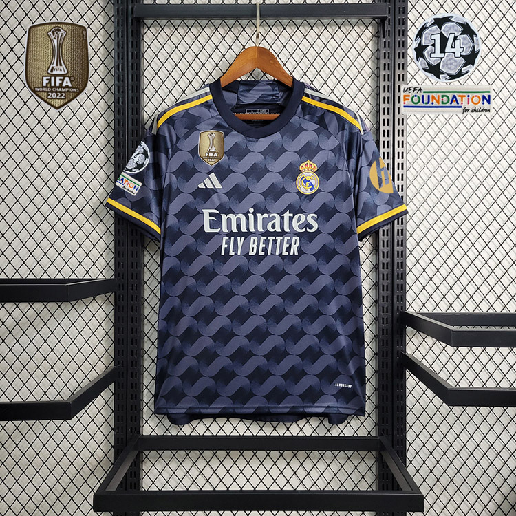 2023-24 Real Madrid away VALVERDE MODRIC VINI JR. BELLINGHAM CARVAJAL Football jersey