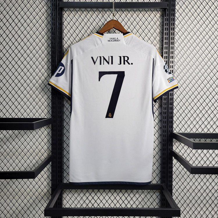 2023-24 Real Madrid Home  VALVERDE MODRIC VINI JR. BELLINGHAM CARVAJAL Football jersey