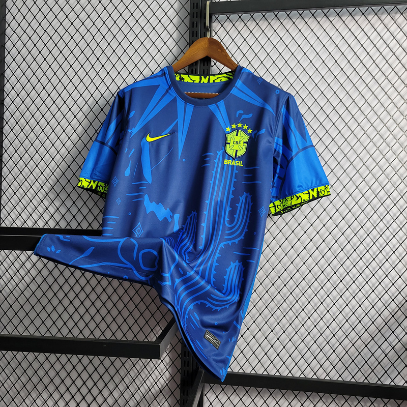 2022-23 Brazilian Blue Special Edition  VINI JP PAPHINHA CUNHA NAYMAR JR L.PAQUETA Football jersey