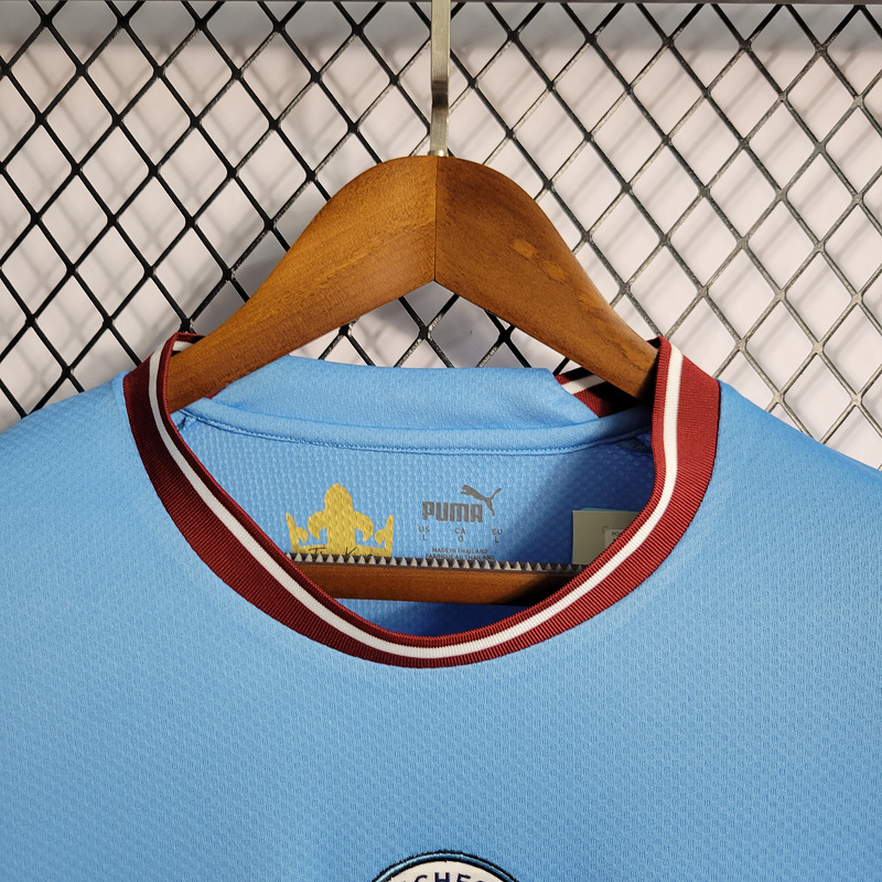 22-23 Long Sleeve Manchester City Home