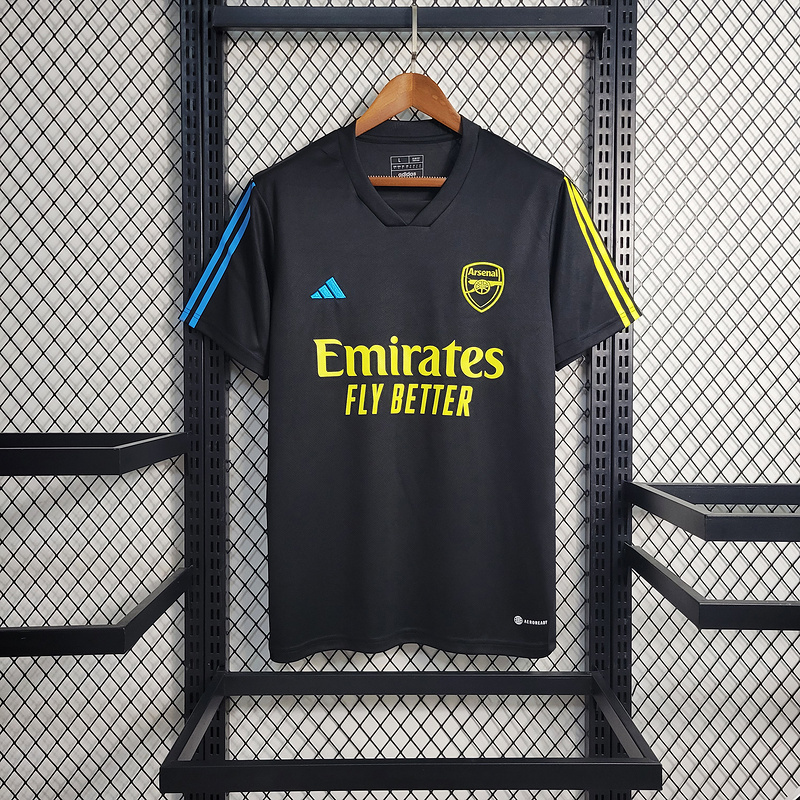 23-24 Arsenal Black Training Shirt