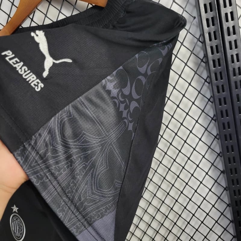 2024-25 Shorts AC Milan Black Jersey