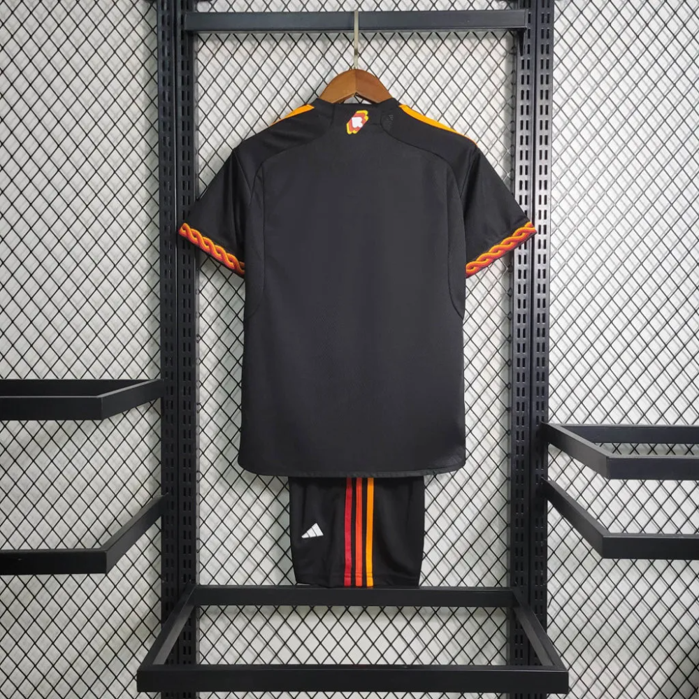 23-24 AS Roma Third Kids Kit
