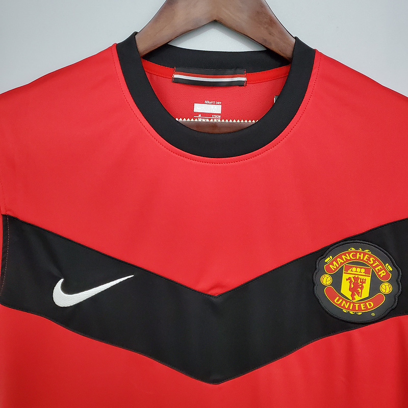 Retro 2009-10 Manchester United home   Football jersey retro
