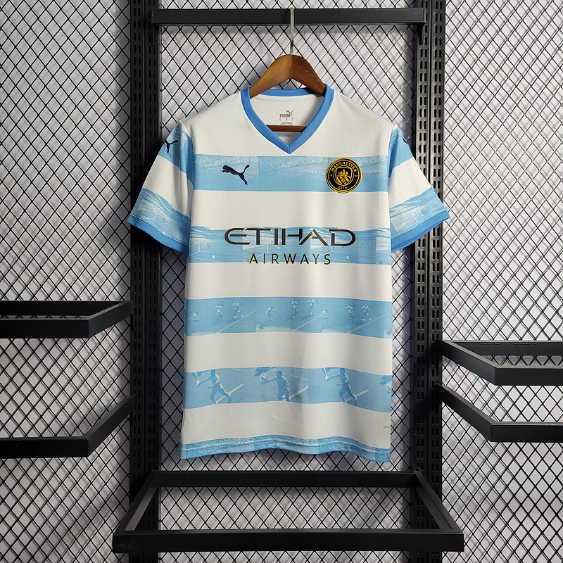 22-23 Manchester City commemorative white blue