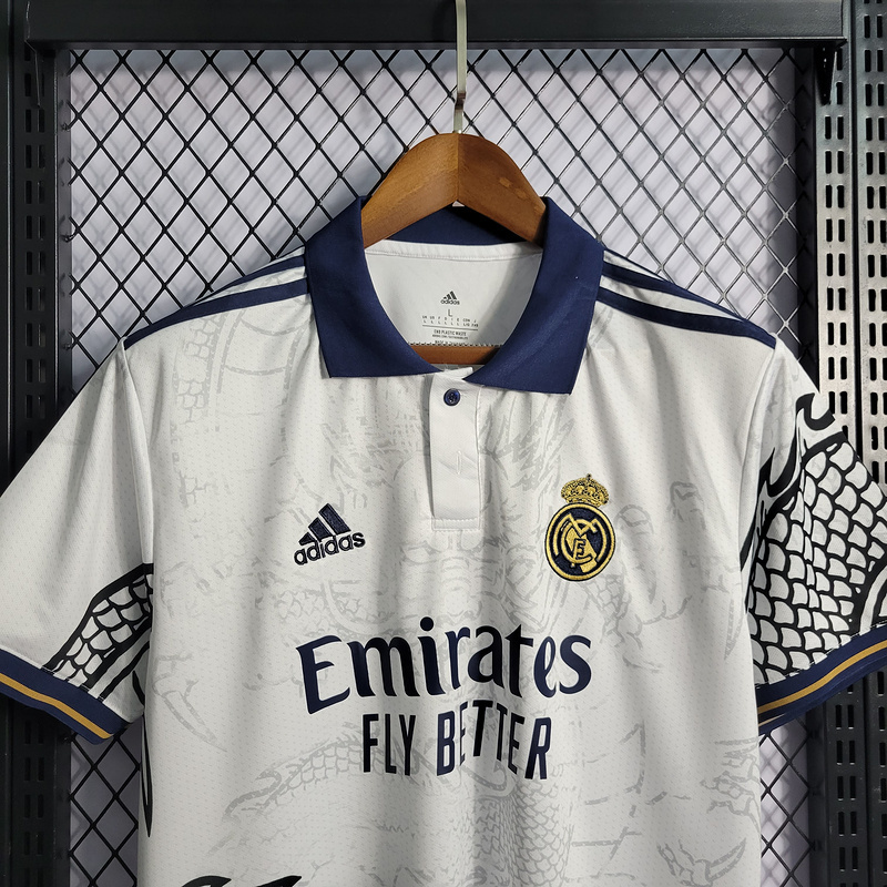 2022-23 Real Madrid Chinese Dragon White  Benzema vini jr. KROOS MODRIC Football jersey