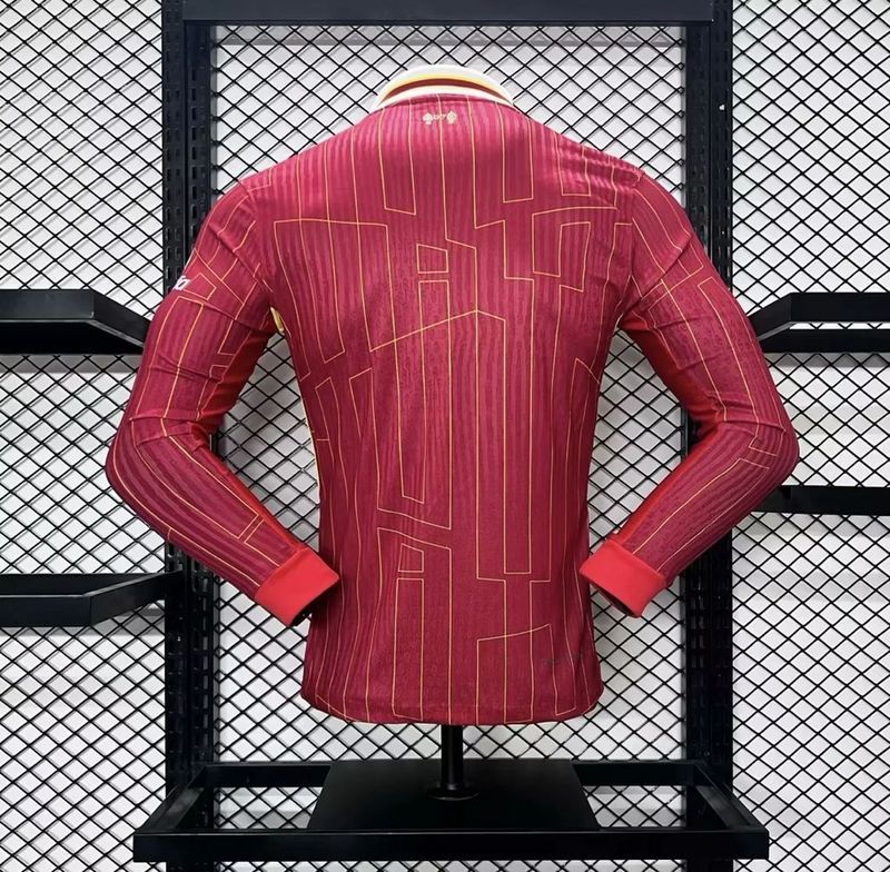 Player 2024-25 Liverpool Home Long Sleeves Football jersey