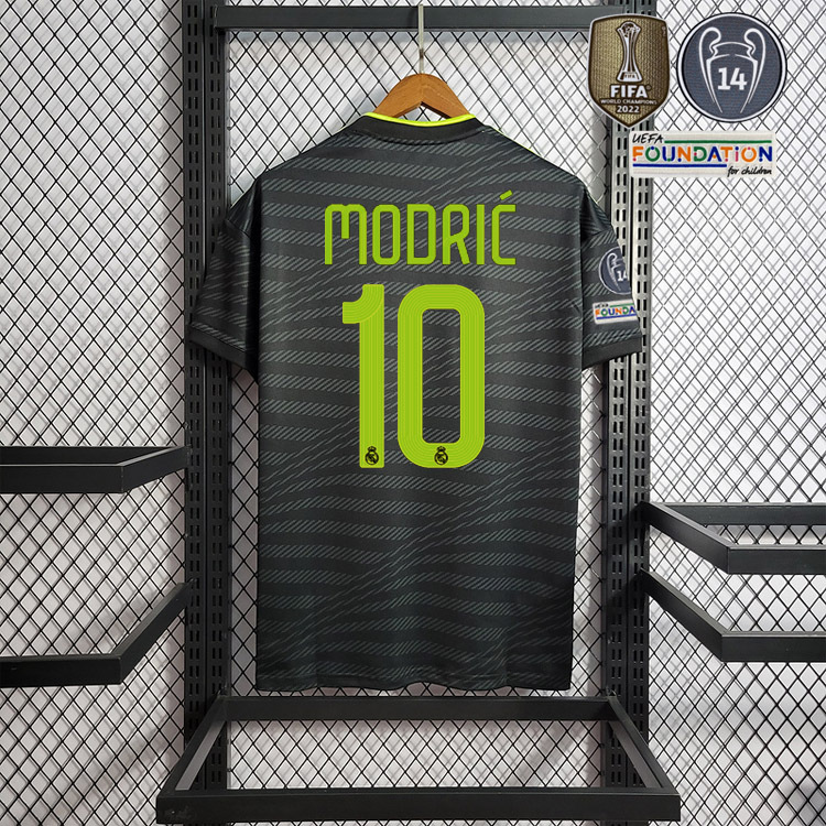 2022-23 Real Madrid 2 away  Benzema vini jr. KROOS MODRIC Football jersey