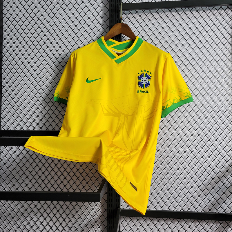 2022-23 Brazil Cristo Redentor  VINI JP PAPHINHA CUNHA NAYMAR JR L.PAQUETA Football jersey