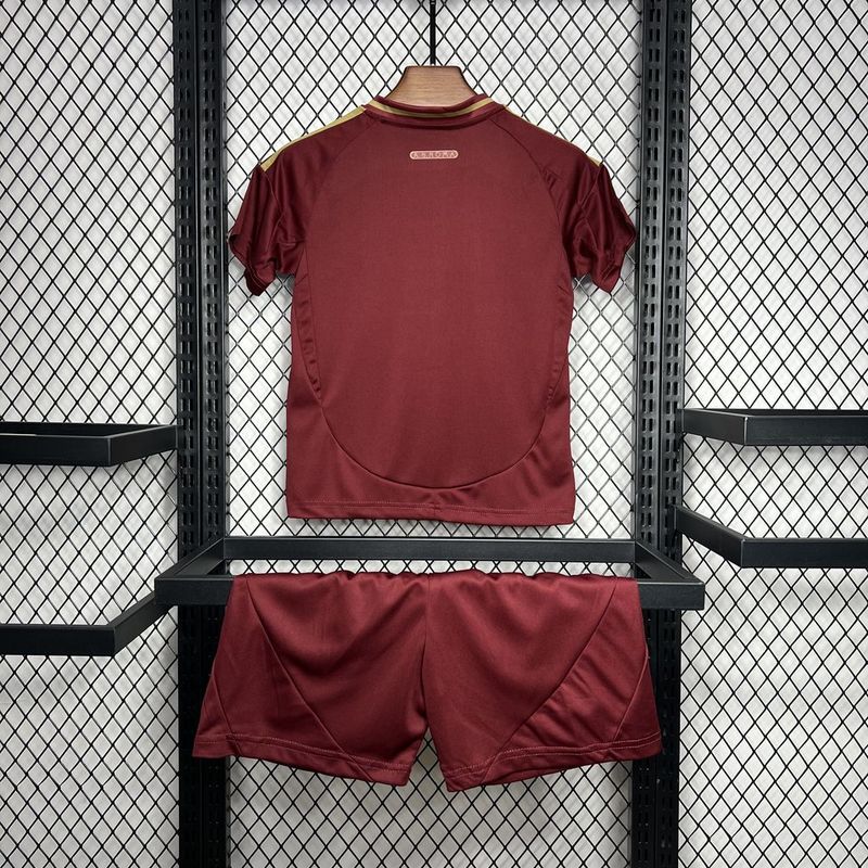 2024-25 AS Roma Home Kids Football jersey