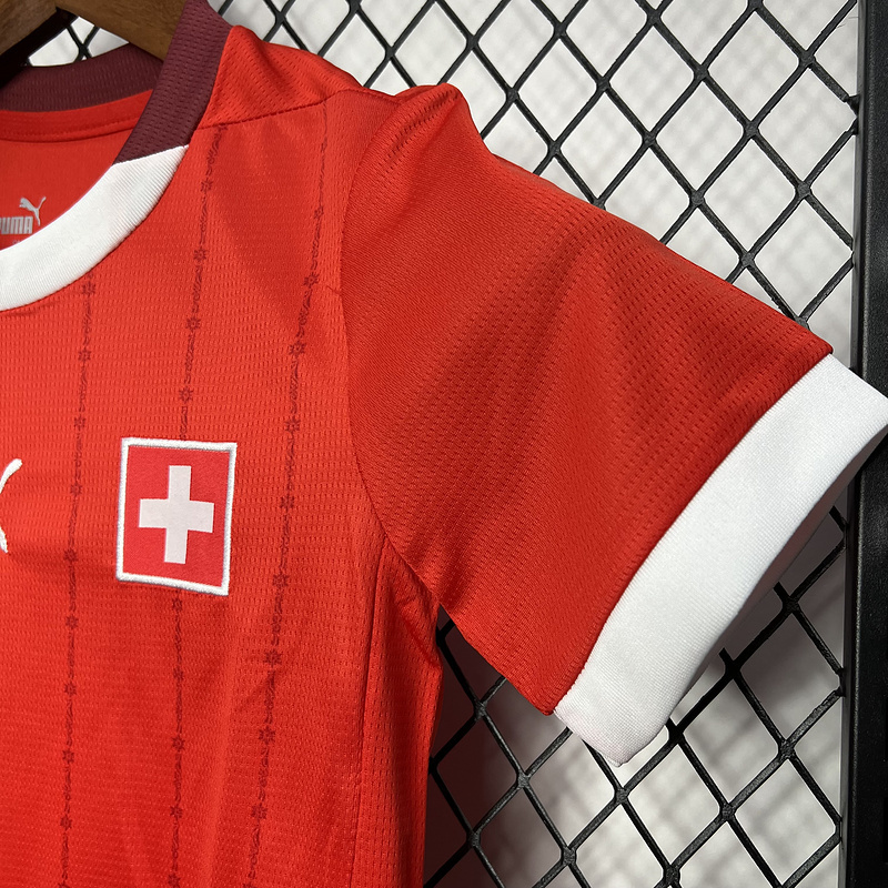 2024-25 Switzerland Home KIDS Football jersey