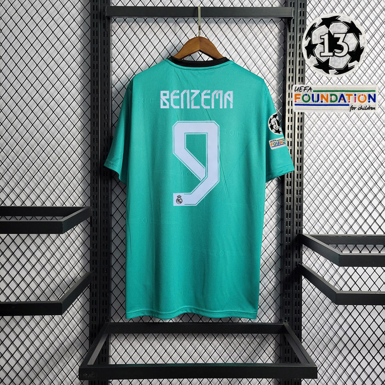2021-22 Real Madrid 3rd Away Benzema vini jr.  KROOS MODRIC Football jersey