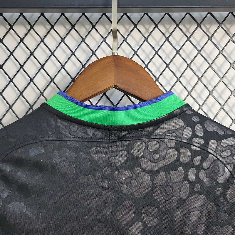 2022-23 Brazil women's black leopard national team  VINI JP PAPHINHA CUNHA NAYMAR JR L.PAQUETA Football jersey