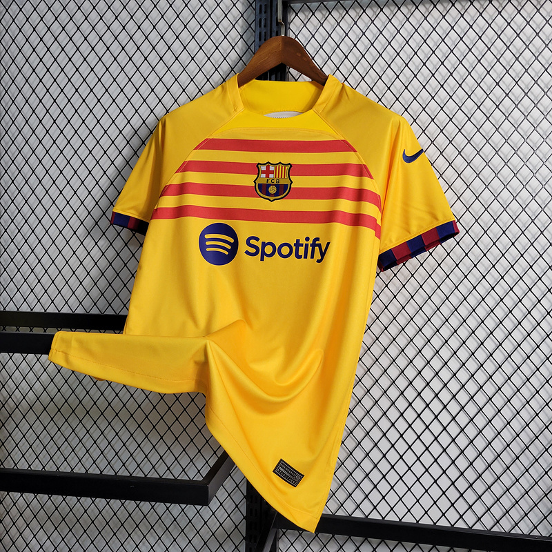 2023-24 Barcelona 4 away GAVI LEWANDOWSKI F. DE JONG PEDRI FERMíN Football jersey