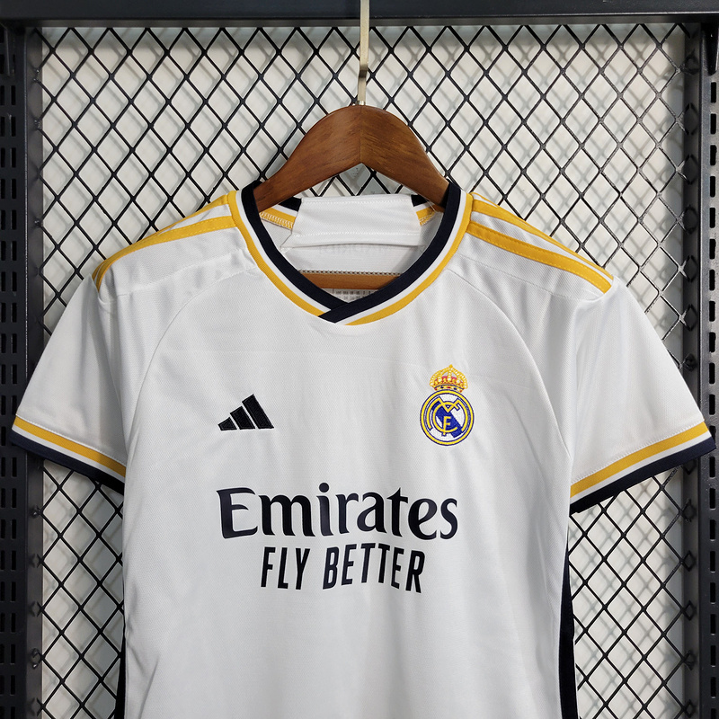 2023-24 kids Real Madrid Home  VALVERDE MODRIC VINI JR. BELLINGHAM CARVAJAL