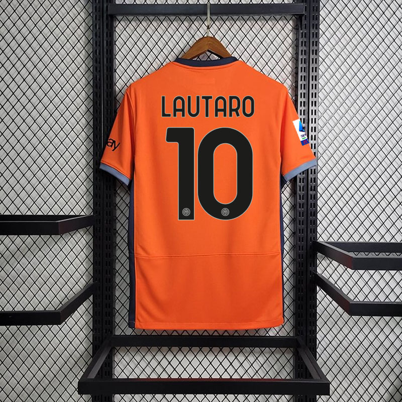2023-24 Inter Milan 2 Away  CUADRADO ARNAUTOVIC THURAM LAUTARO FRATTESI Football jersey