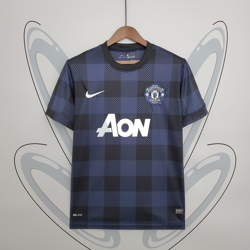 Retro 2013-14 Manchester United AWAY   Football jersey retro