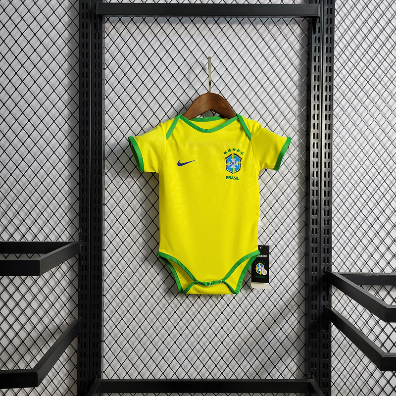 2022-23 Baby Brazil home Football jersey