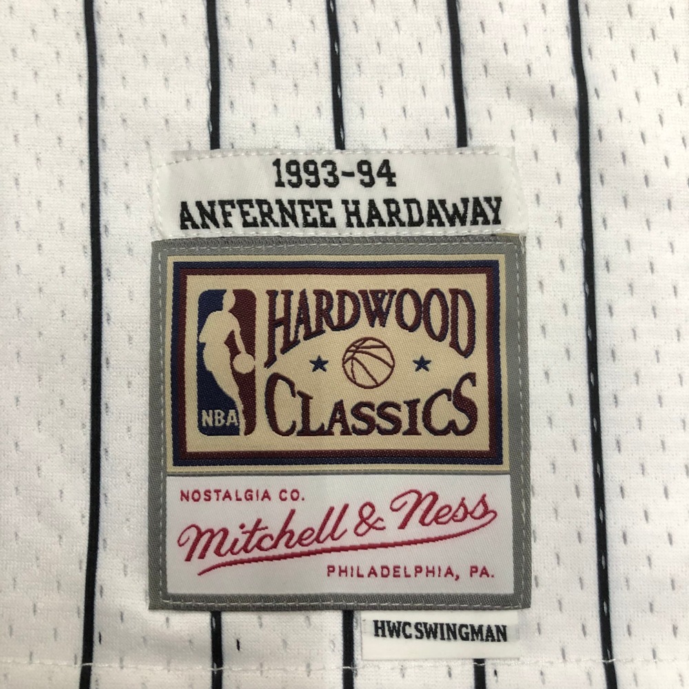 MN Retro Jersey Orlando Magic 94 Season White 1 Hardaway
