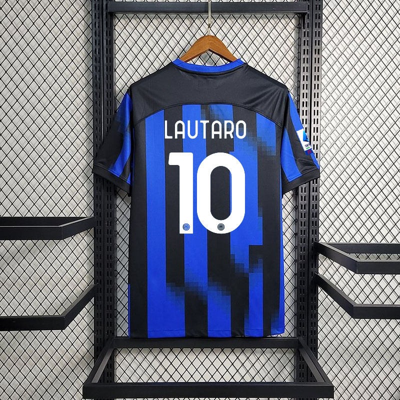 2023-24 Inter Milan Home CUADRADO ARNAUTOVIC THURAM LAUTARO FRATTESI Football jersey