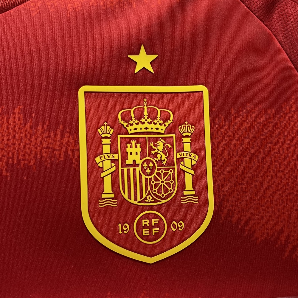 Spain 2024-25 Euro Home MORATA GERARD OLMO RODRIGO Football Jersey