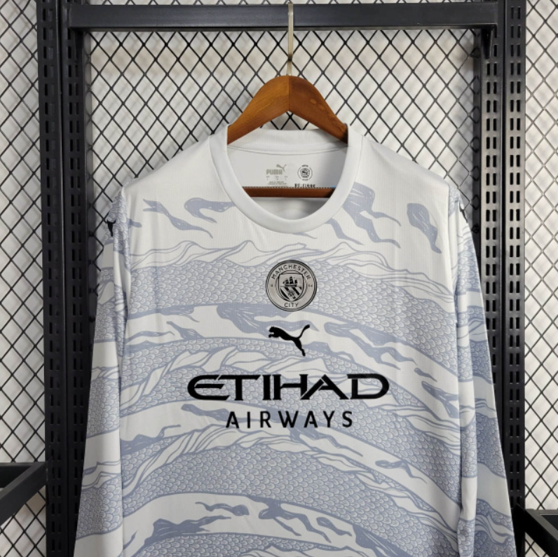 2023-24 Manchester City Home Long Sleeve