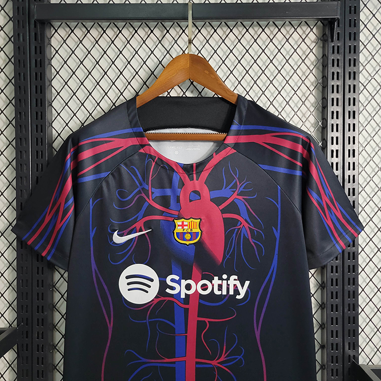 2023-24 Barcelona Co Branded Edition  GAVI LEWANDOWSKI F. DE JONG PEDRI FERMíN Football jersey