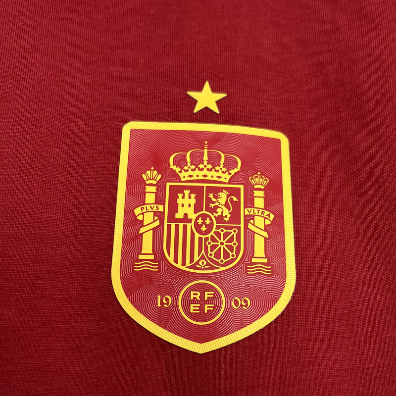 Spain 2024-25 Euro Retro style Jersey