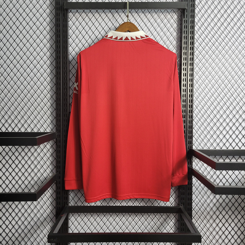 2022-23 Manchester United Long Sleeve  Home