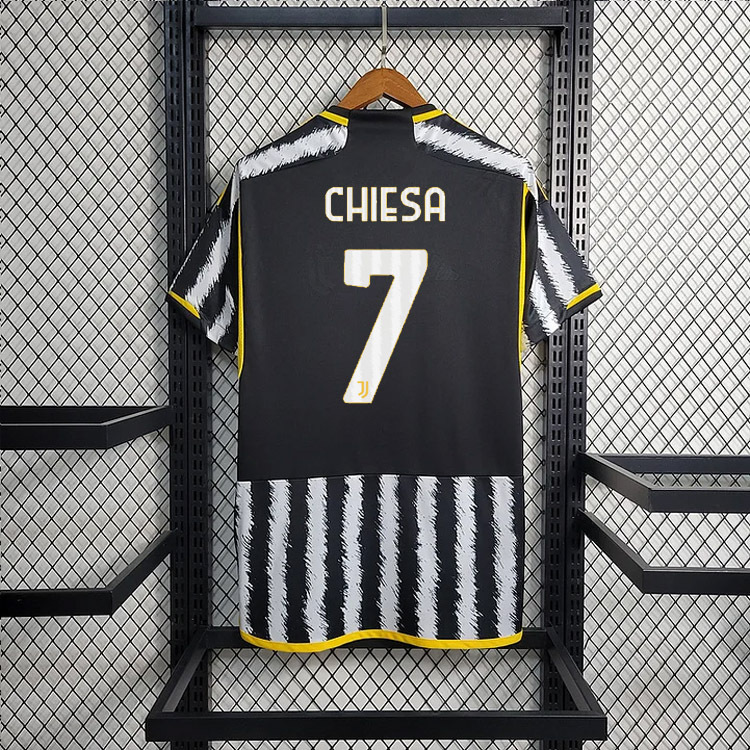 2023-24 Juventus Home  CHIESA VLAHOVIC POGBA KOSTIC Football jersey