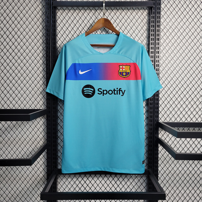 2023-24 Barcelona Sky Blue  GAVI LEWANDOWSKI F. DE JONG PEDRI FERMíN Football jersey