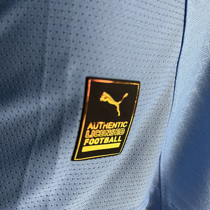 2024-25 Manchester City Home Player Long Sleeve Football jersey