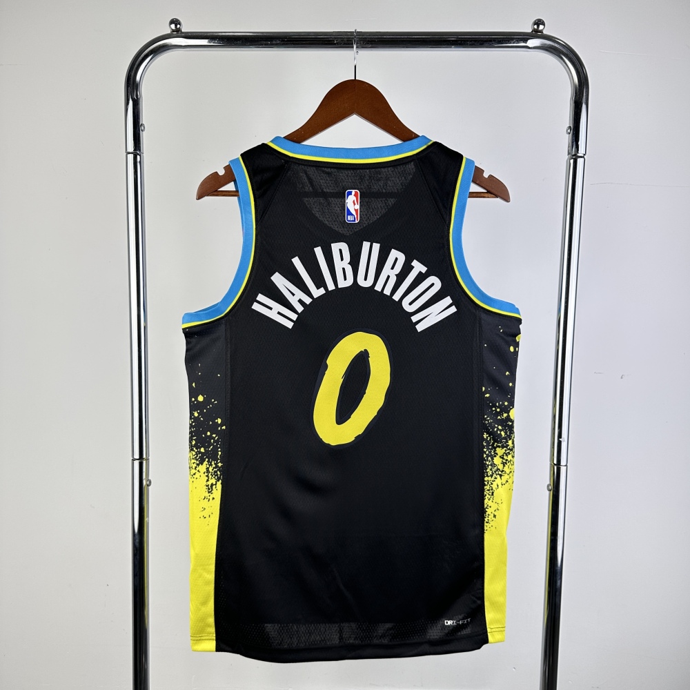 24 Season Indiana Pacers City Edition 0 Halliburton